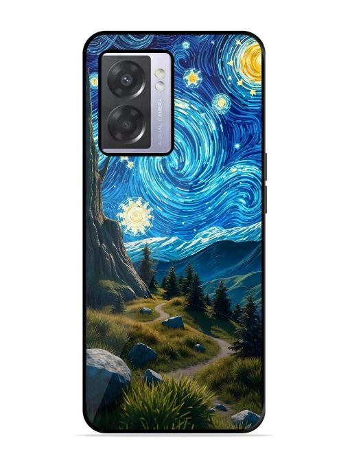 Starry Night In The Shire Glossy Soft Edge Case for Oppo A57 (5G) Chachhi