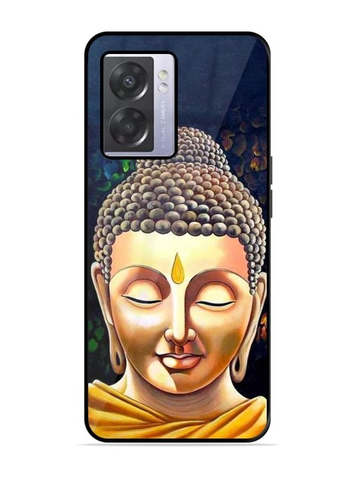 Buddha Face Glossy Soft Edge Case for Oppo A57 (5G) Chachhi