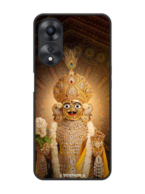 Hare Krishna Maharaj Glossy Soft Edge Case for Oppo A58 Chachhi