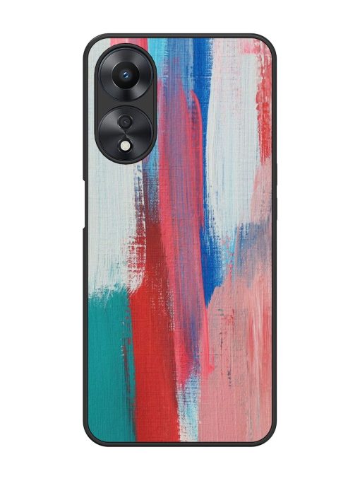 Colorful Chaos Glossy Soft Edge Case for Oppo A58 Chachhi