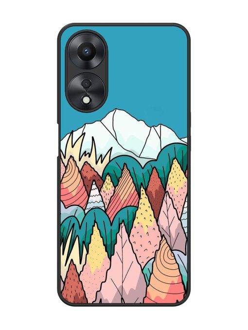 Mountain Dreamscape Glossy Soft Edge Case for Oppo A58