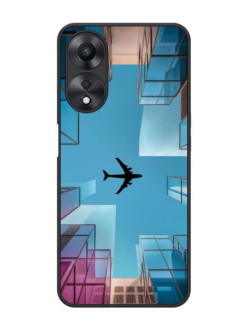 Urban Flightpath Glossy Soft Edge Case for Oppo A58 Chachhi