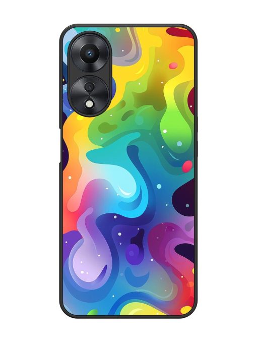 Rainbow River Glossy Soft Edge Case for Oppo A58 Chachhi