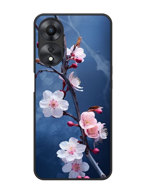 Delicate Blossoms Glossy Soft Edge Case for Oppo A58