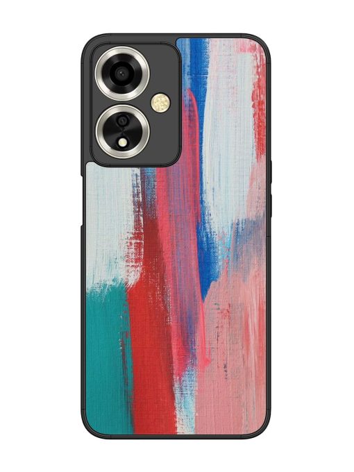 Colorful Chaos Glossy Soft Edge Case for Oppo A59 (5G) Chachhi