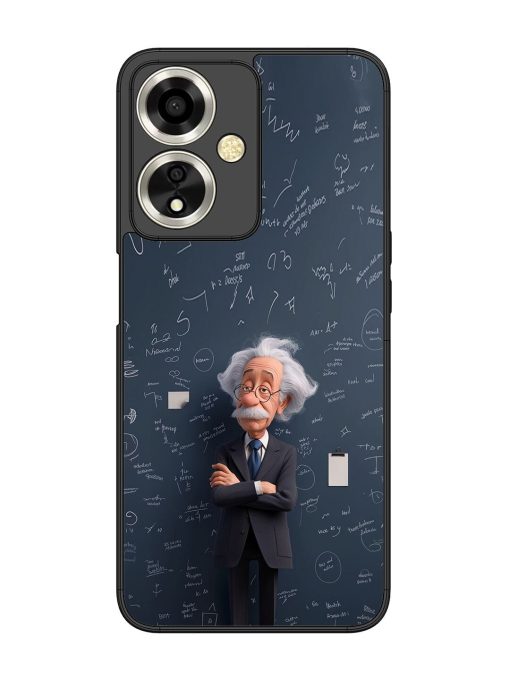 Albert Einstein Glossy Soft Edge Case for Oppo A59 (5G) Chachhi