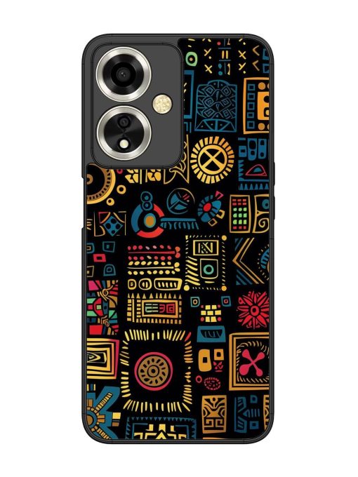 Tribal Tapestry Glossy Soft Edge Case for Oppo A59 (5G) Chachhi