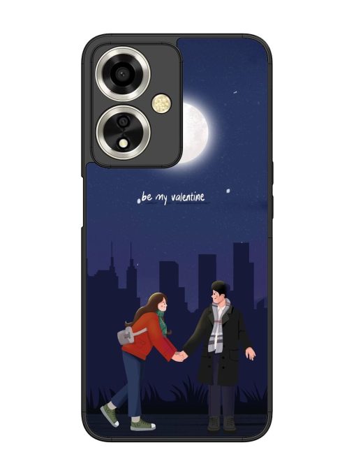 Moonlight Proposal Glossy Soft Edge Case for Oppo A59 (5G) Chachhi