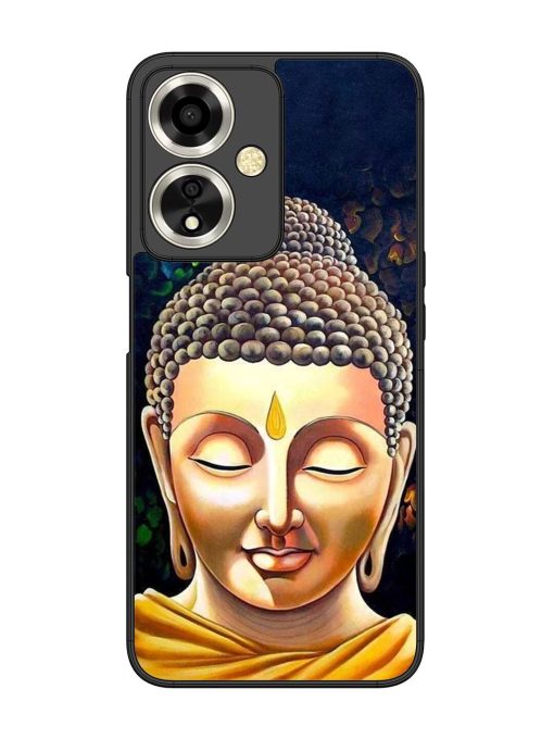 Buddha Face Glossy Soft Edge Case for Oppo A59 (5G) Chachhi