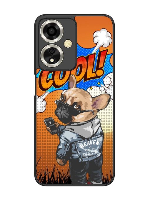 Cool Pup Glossy Soft Edge Case for Oppo A59 (5G) Chachhi