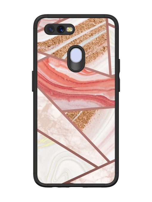 Rosy Mosaic Glossy Soft Edge Case for Oppo A5S Chachhi