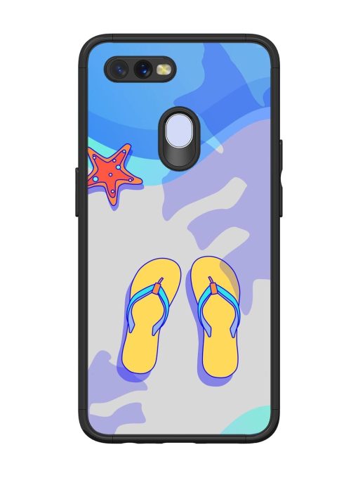 Sandy Toes And Salty Seas Glossy Soft Edge Case for Oppo A5S Chachhi