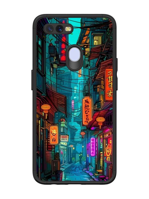 Neon Nightscape Glossy Soft Edge Case for Oppo A5S Chachhi