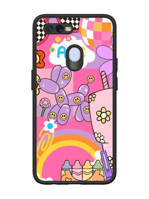 Whimsical Y2K Chaos Glossy Soft Edge Case for Oppo A5S Chachhi