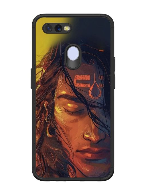 Tranquil Shiva Glossy Soft Edge Case for Oppo A7 Chachhi