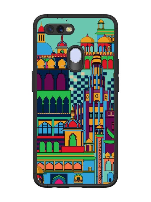 Indian Tapestry Glossy Soft Edge Case for Oppo A7 Chachhi