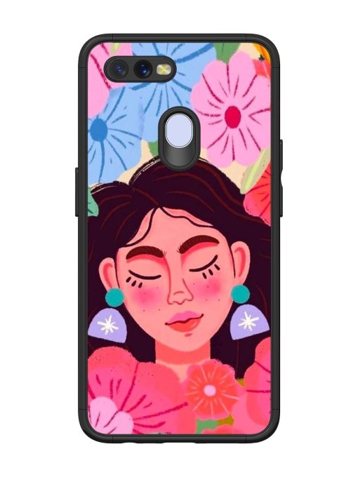 Blooming Serenity Glossy Soft Edge Case for Oppo A7 Chachhi