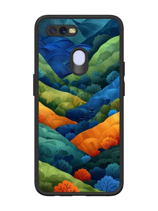 Serene Summits Glossy Soft Edge Case for Oppo A7
