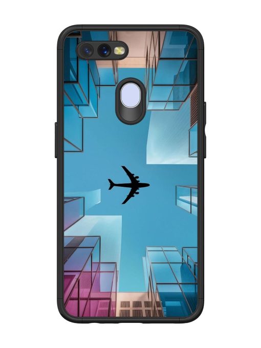 Urban Flightpath Glossy Soft Edge Case for Oppo A7 Chachhi