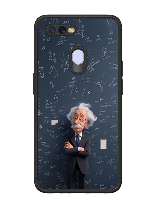 Albert Einstein Glossy Soft Edge Case for Oppo A7 Chachhi