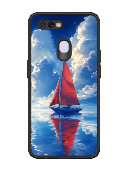 Crimson Sails Glossy Soft Edge Case for Oppo A7 Chachhi