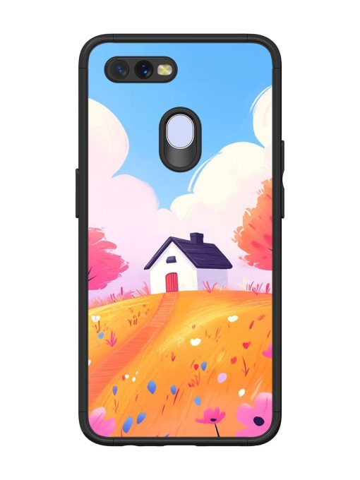 Hilltop Haven Glossy Soft Edge Case for Oppo A7 Chachhi