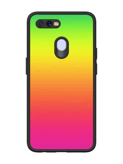 Rainbow Gradient Glossy Soft Edge Case for Oppo A7