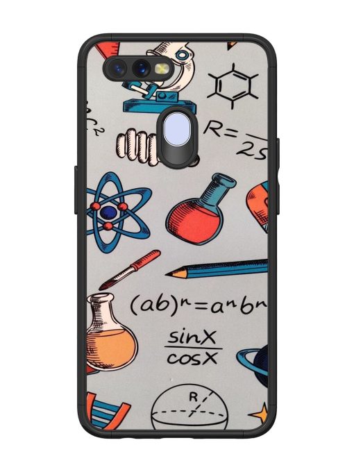 Science Doodle Delight Glossy Soft Edge Case for Oppo A7