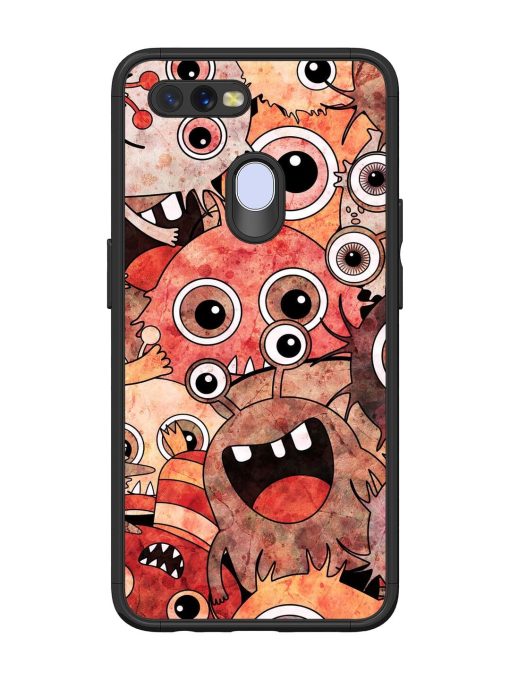 Monster Mash Glossy Soft Edge Case for Oppo A7 Chachhi