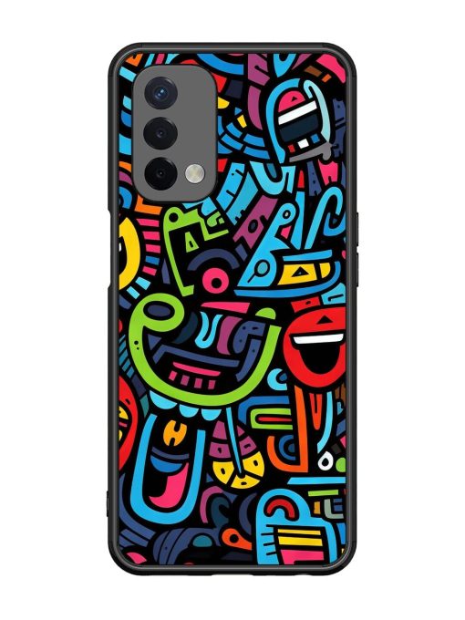 Doodlephoria Glossy Soft Edge Case for Oppo A74 (5G)