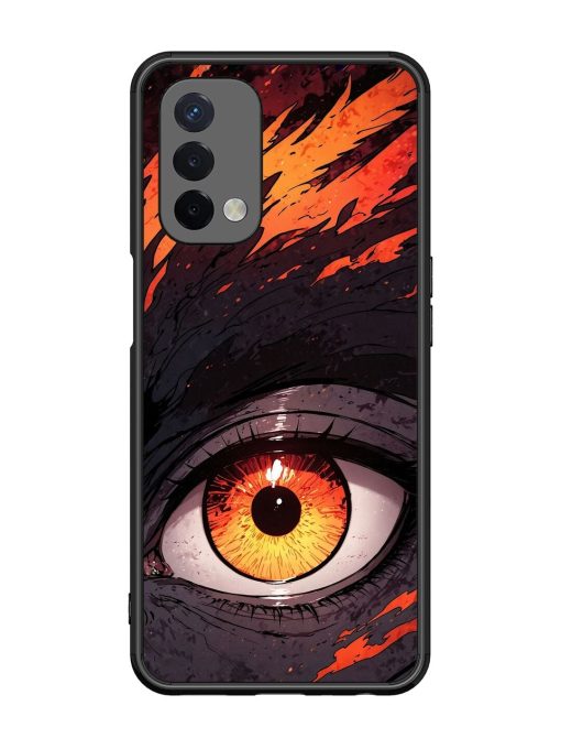 Inferno Gaze Glossy Soft Edge Case for Oppo A74 (5G)