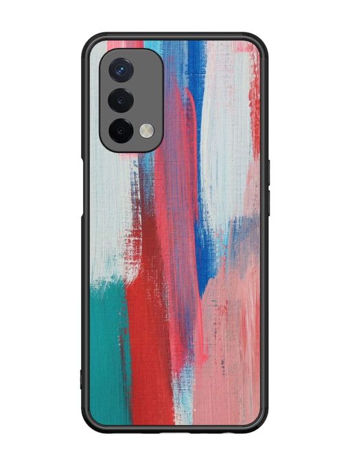 Colorful Chaos Glossy Soft Edge Case for Oppo A74 (5G)