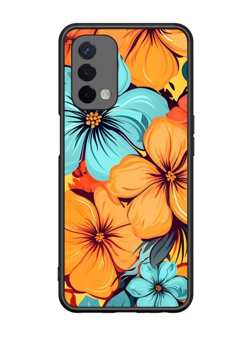 Tropical Bloom Glossy Soft Edge Case for Oppo A74 (5G)