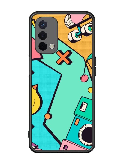 Retro Remix Glossy Soft Edge Case for Oppo A74 (5G)