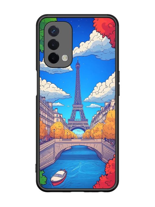 Parisian Panorama Glossy Soft Edge Case for Oppo A74 (5G)