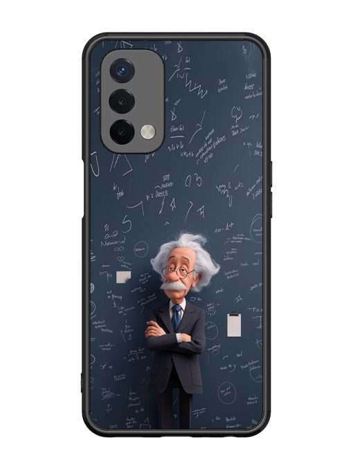 Albert Einstein Glossy Soft Edge Case for Oppo A74 (5G)