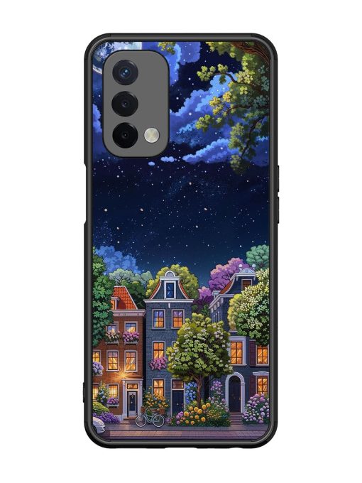 Moonlit Streets Glossy Soft Edge Case for Oppo A74 (5G)