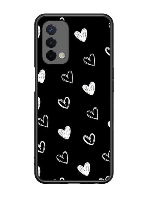 Scattered Hearts Glossy Soft Edge Case for Oppo A74 (5G)