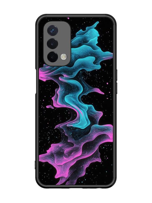 Cosmic Currents Glossy Soft Edge Case for Oppo A74 (5G)