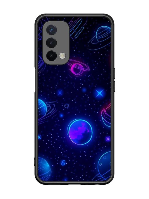 Neon Cosmos Glossy Soft Edge Case for Oppo A74 (5G)