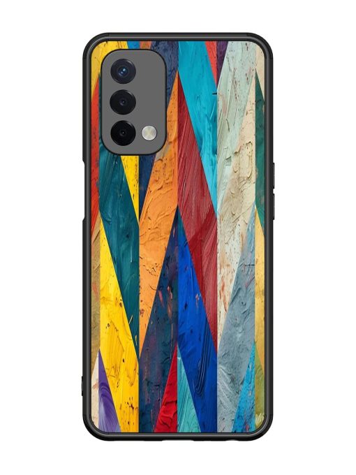 Abstract Tapestry Glossy Soft Edge Case for Oppo A74 (5G)