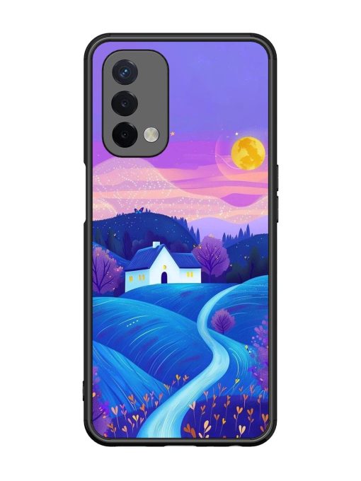 Moonlit Meadow Glossy Soft Edge Case for Oppo A74 (5G)