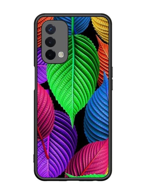 Rainbow Leaf Symphony Glossy Soft Edge Case for Oppo A74 (5G)