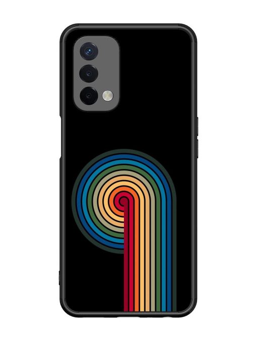 Rainbow Ripple Glossy Soft Edge Case for Oppo A74 (5G)