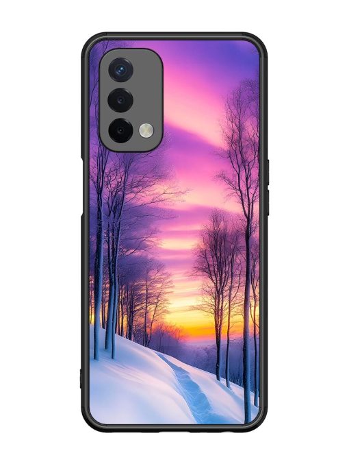 Winter'S Purple Haze Glossy Soft Edge Case for Oppo A74 (5G)