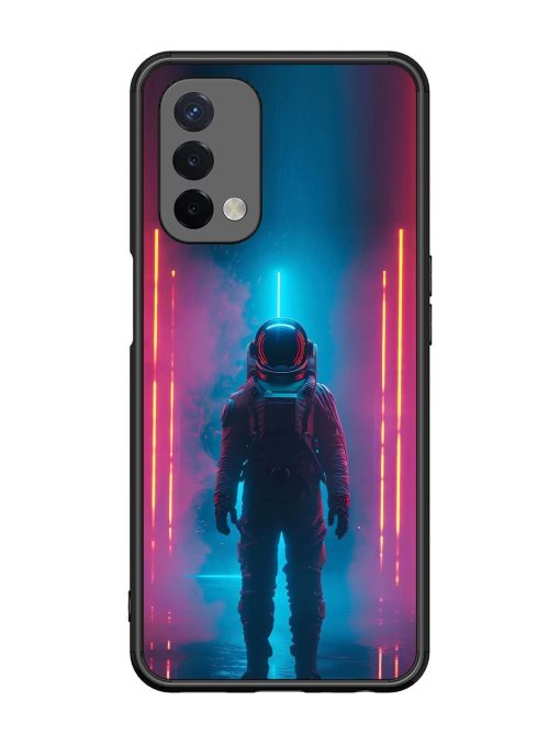 Neon Astronaut Glossy Soft Edge Case for Oppo A74 (5G)