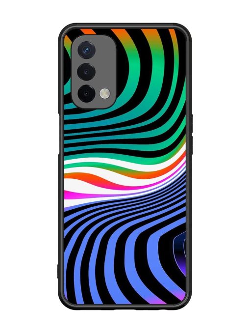 Psychedelic Waves Glossy Soft Edge Case for Oppo A74 (5G)