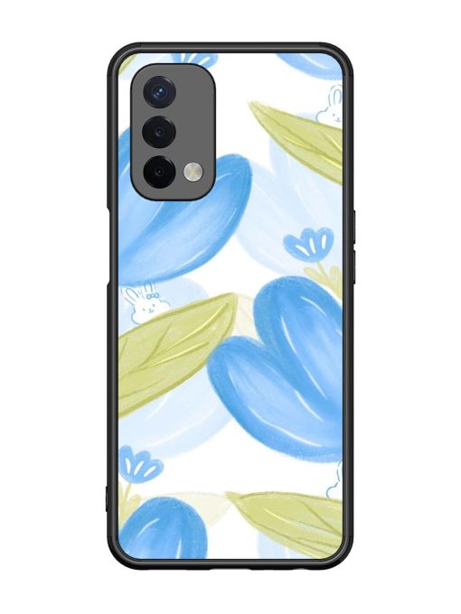 Bunny'S Blue Garden Glossy Soft Edge Case for Oppo A74 (5G)