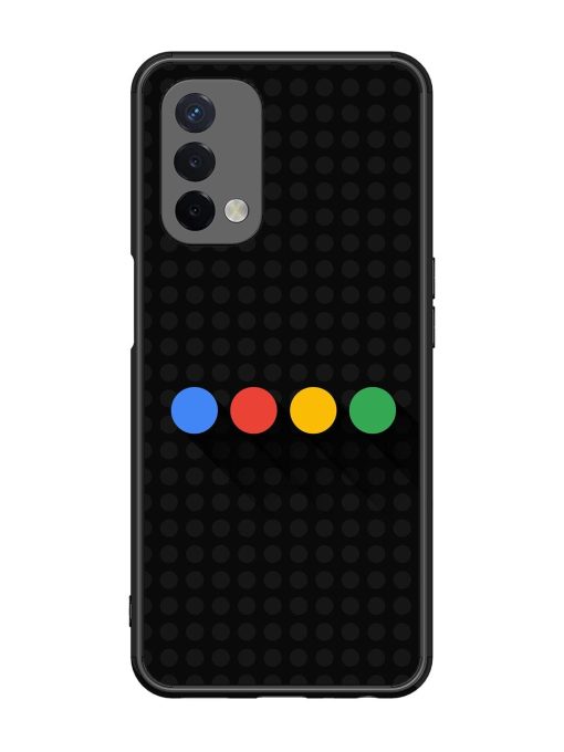 Google Dots Glossy Soft Edge Case for Oppo A74 (5G)