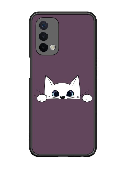 Peek-A-Boo Kitty Glossy Soft Edge Case for Oppo A74 (5G)